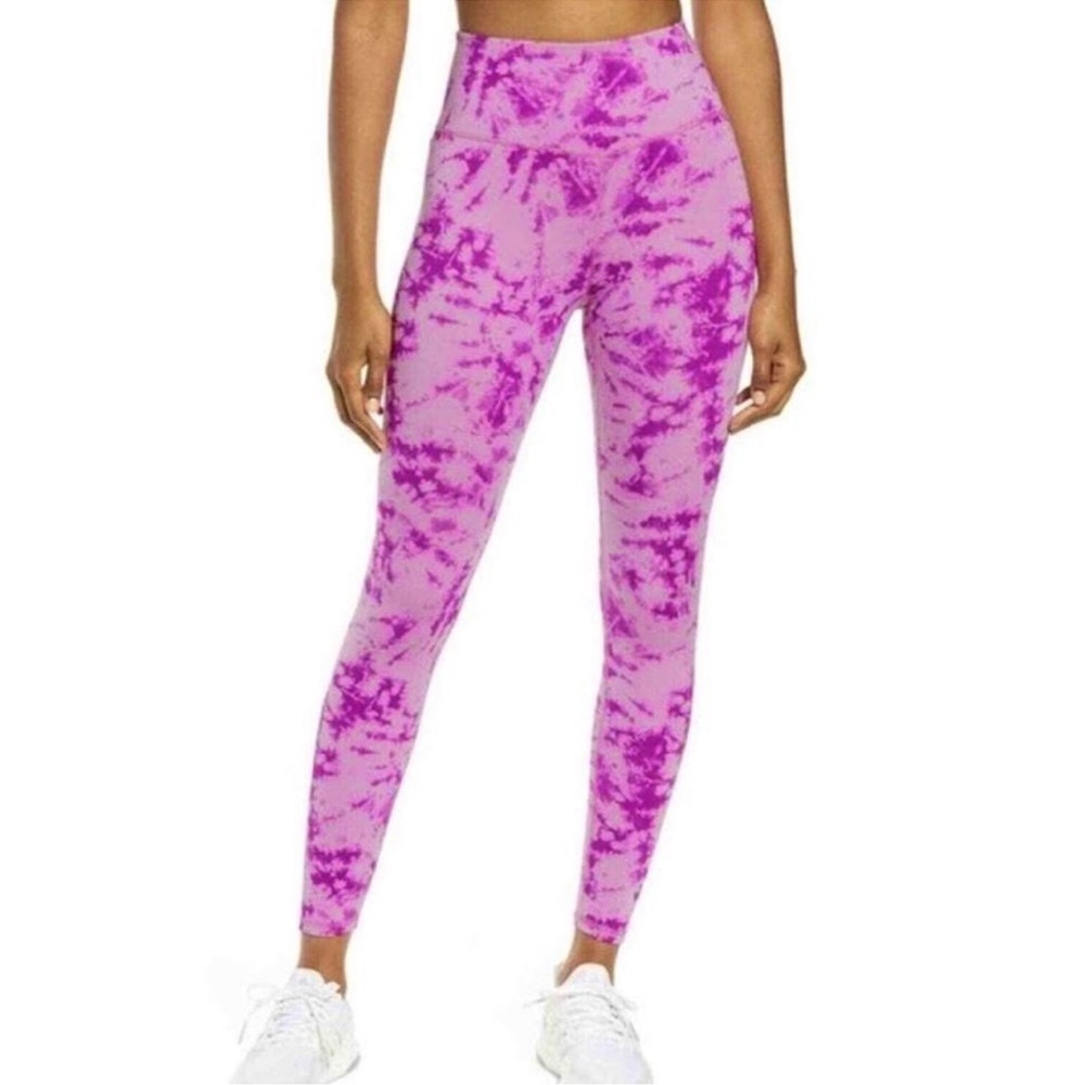 IVL Collective Pink Tie Dye High Waist
Compression Ankle Leggings Yoga Size 4